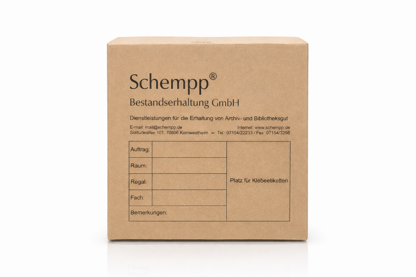 Transportkarton, stabil, Innenmaß 38,5 × 38,5 × 37 cm (10 Stück)
